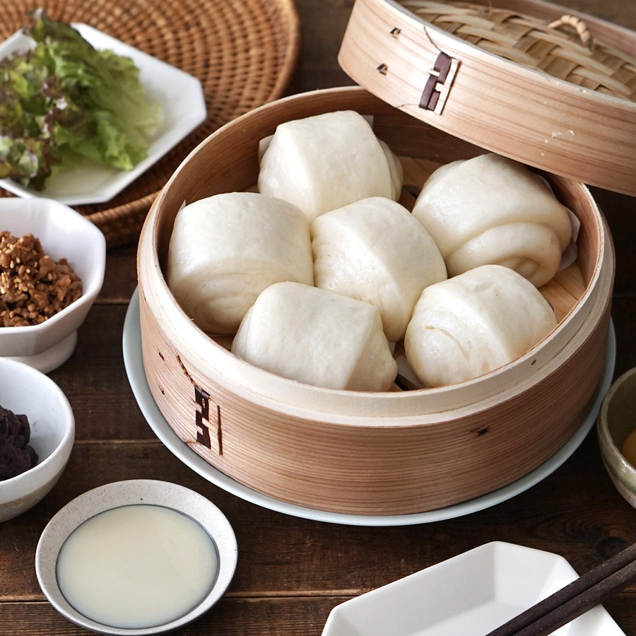 基本の牛乳マントウと簡単肉味噌