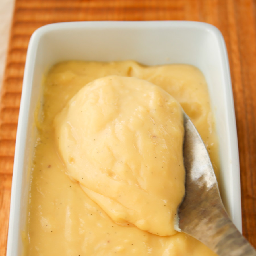 全卵で作る　みりんカスタードとプリンムース