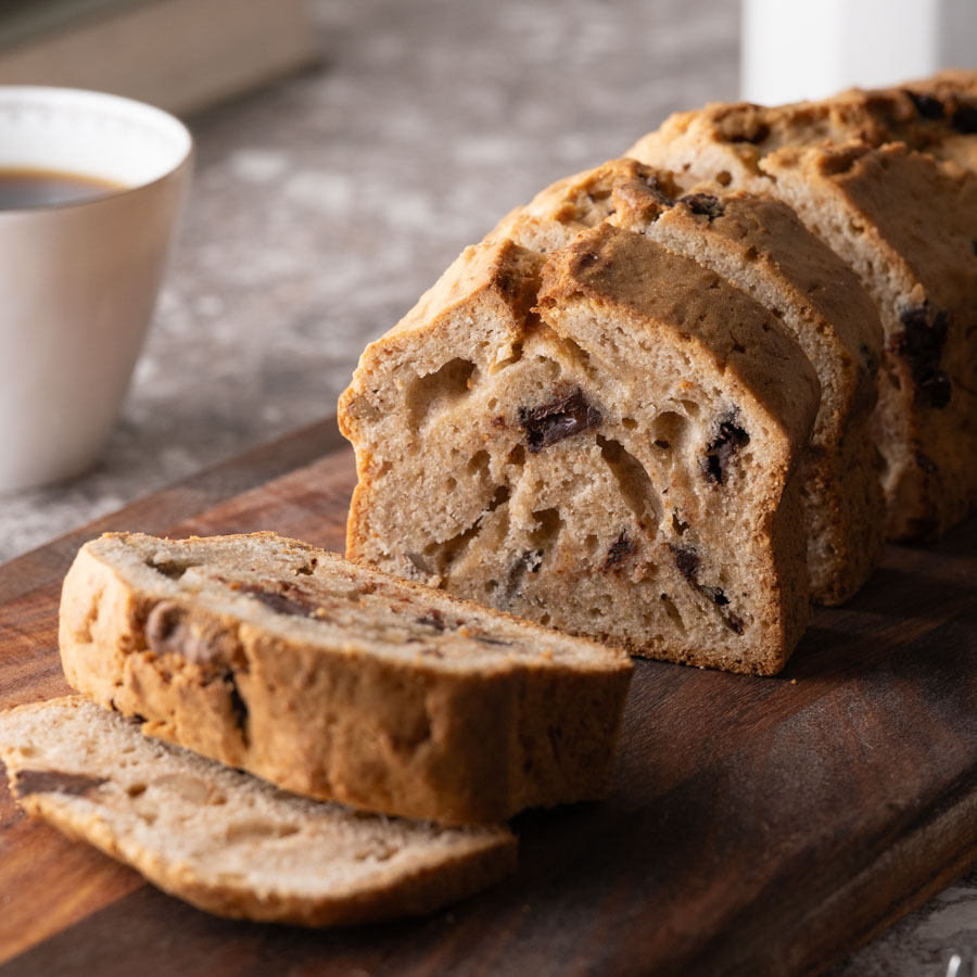 チョコとバナナのパウンドケーキ