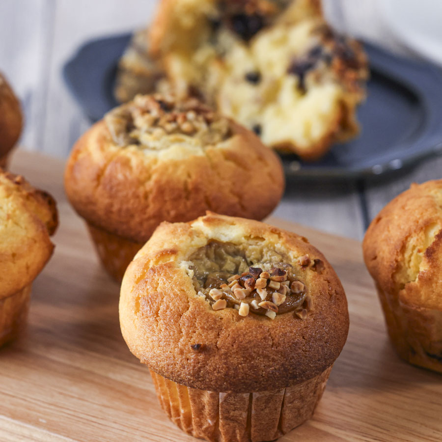 基本のブルーベリーマフィン　～カスタード入り～