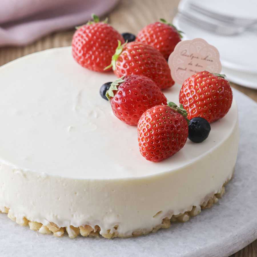 基本のレアチーズケーキ