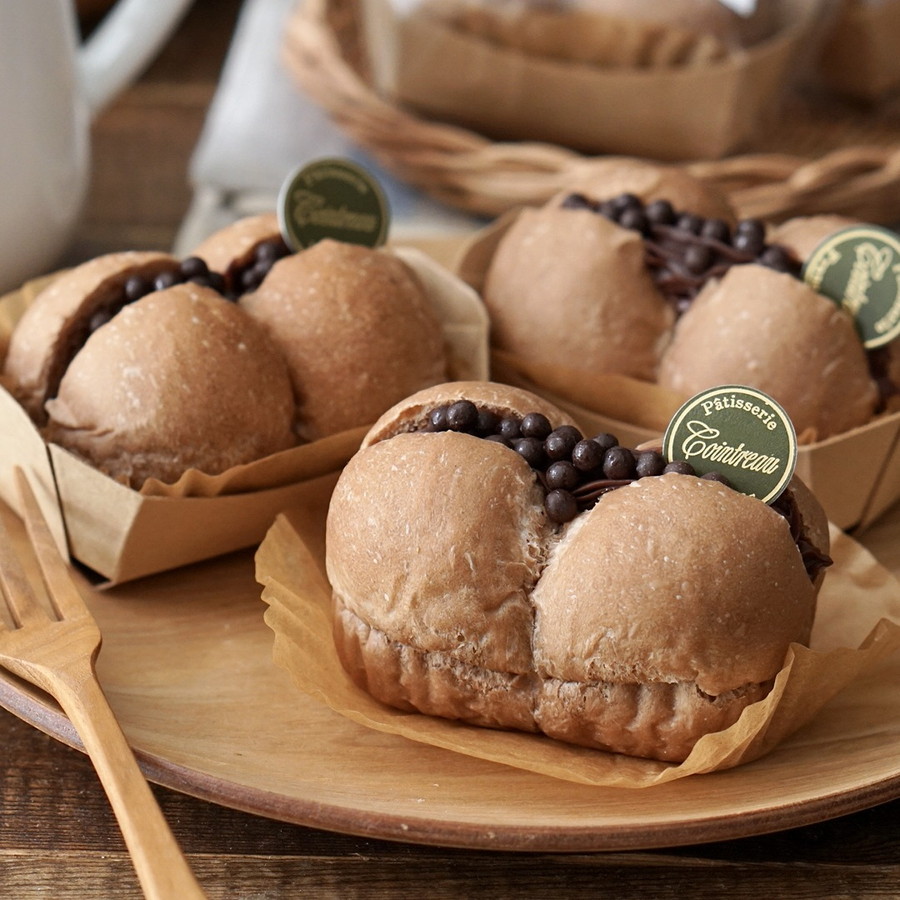 チョコ好きのためのふたごパン　クラッカンショコラ