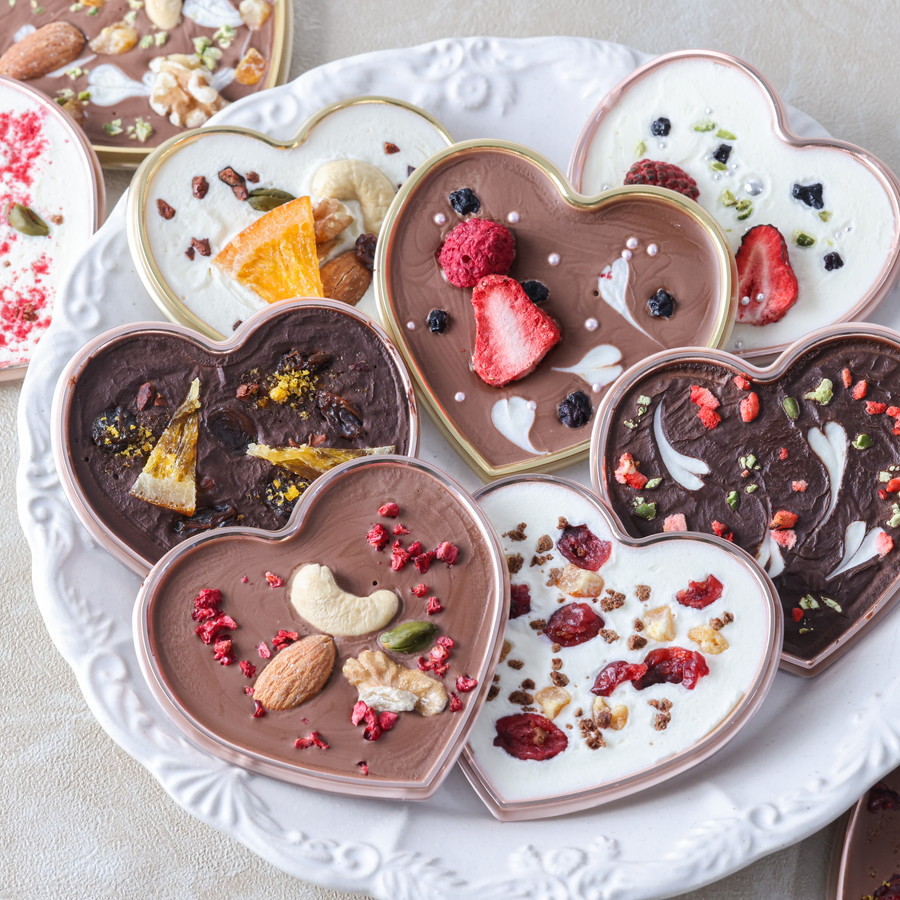 ハートのケーキトレーで作るマンディアン