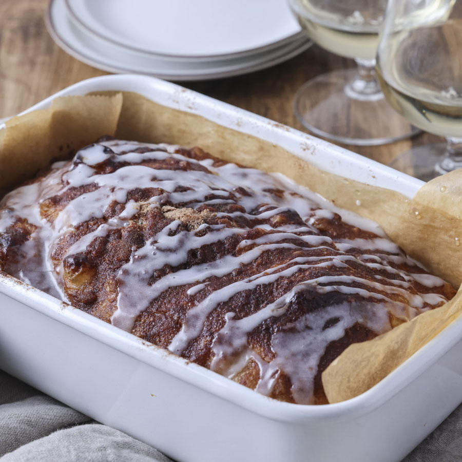 バットで混ぜるだけ!もちふわシナモンフォカッチャ