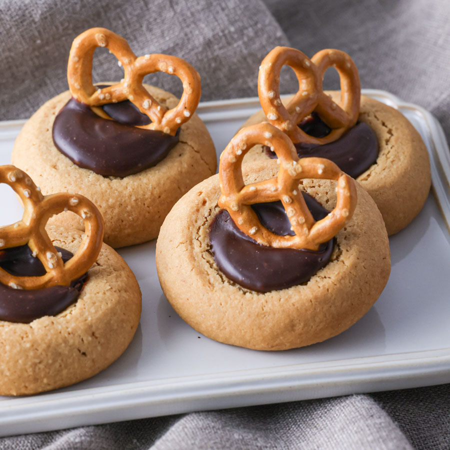 塩キャラメルのガナッシュクッキー　