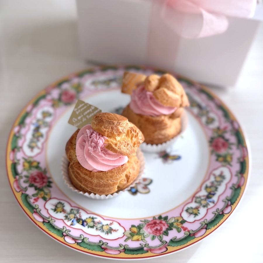 【春限定!】桜尽くしのシュークリーム