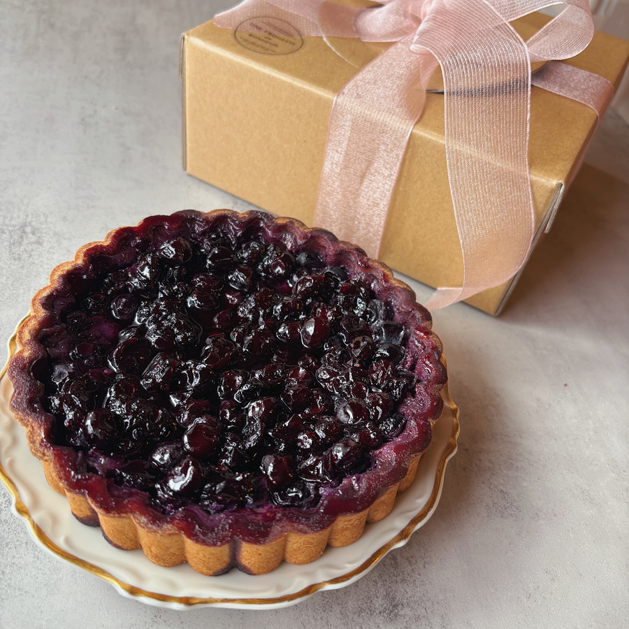 3ステップで簡単!ごろごろブルーベリーのタルト