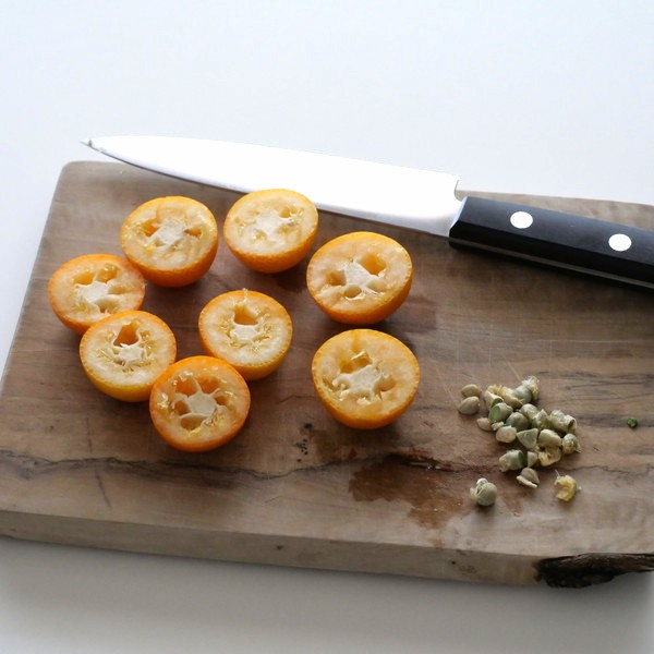 1　金柑のコンポート