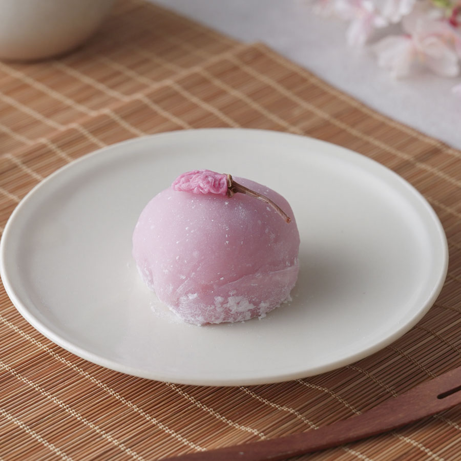 レンジで簡単!桜大福