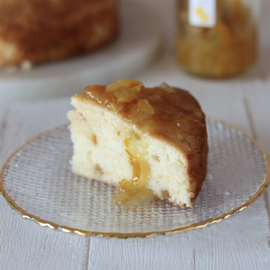 ワンボウルで簡単!ふんわり柚子ケーキ