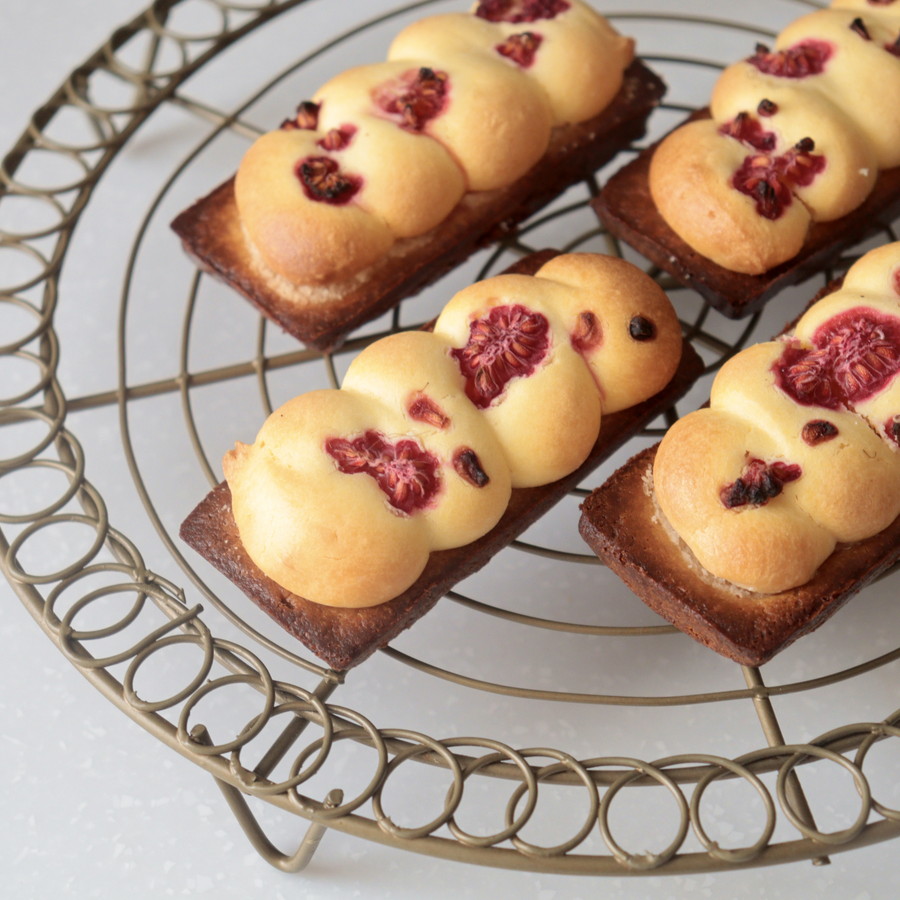 【グルテンフリー】米粉で作る2層のクッキーフィナンシェ