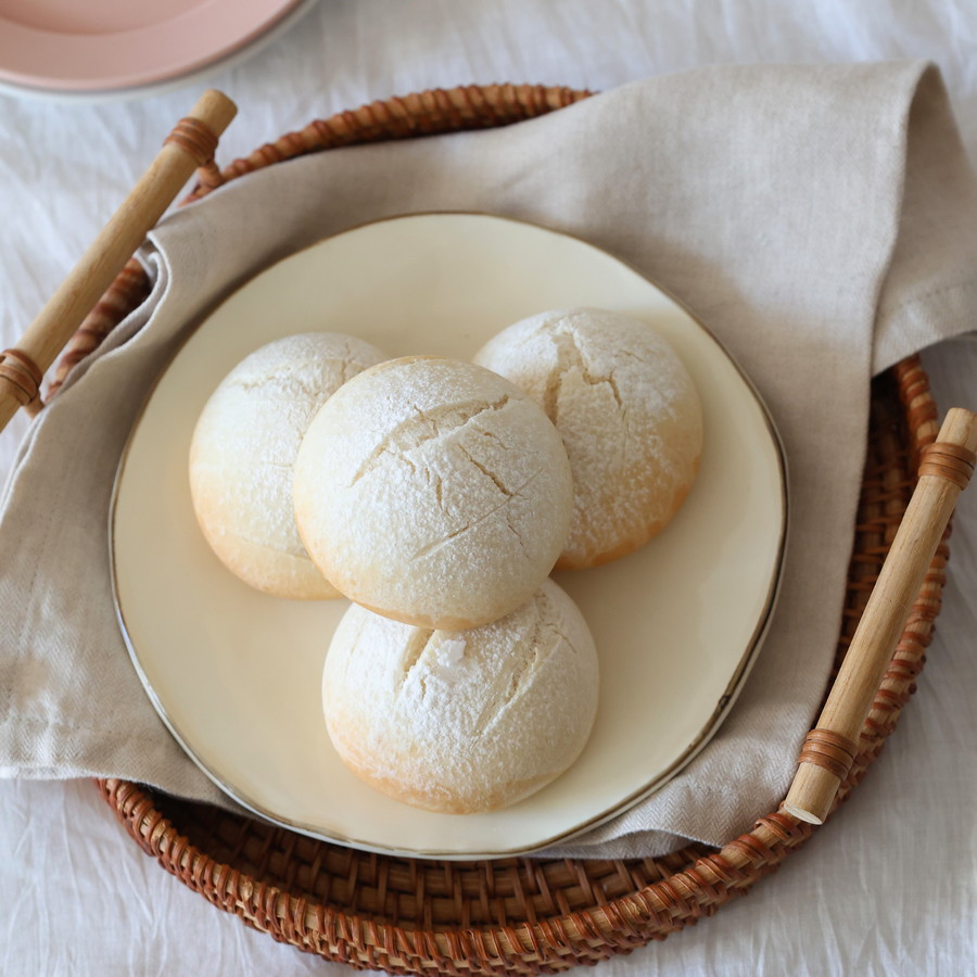 【グルテンフリー】簡単米粉のミルクパン