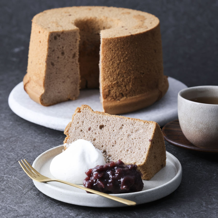 あずきシフォンケーキ