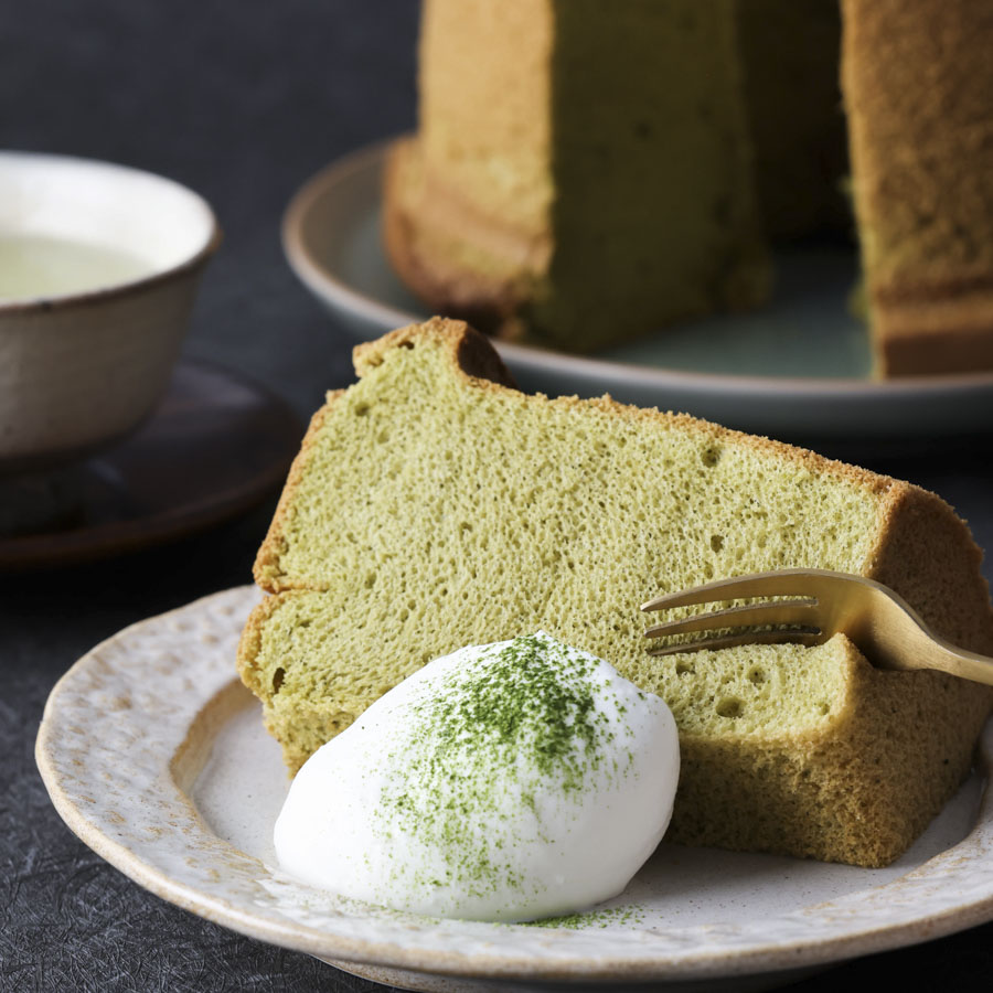 抹茶シフォンケーキ