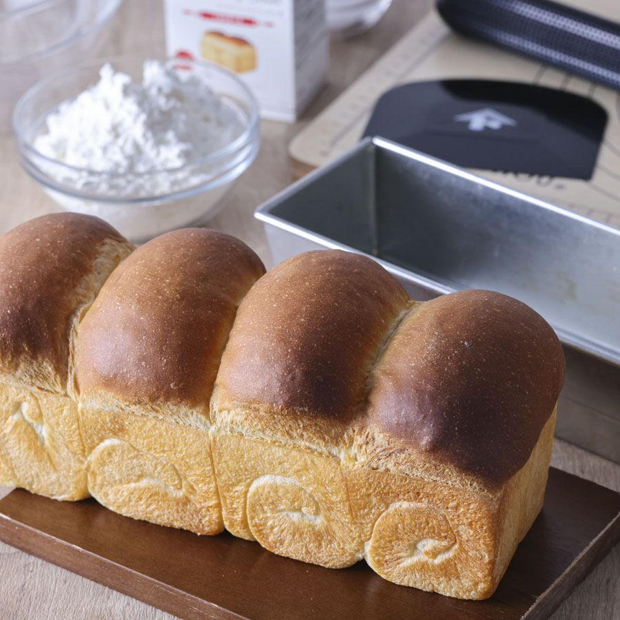 パウンド型で作る　山型食パン