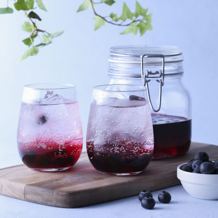 冷凍ブルーベリーで簡単!爽やかブルーベリー酢