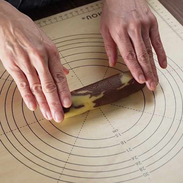 マーブル生地の場合