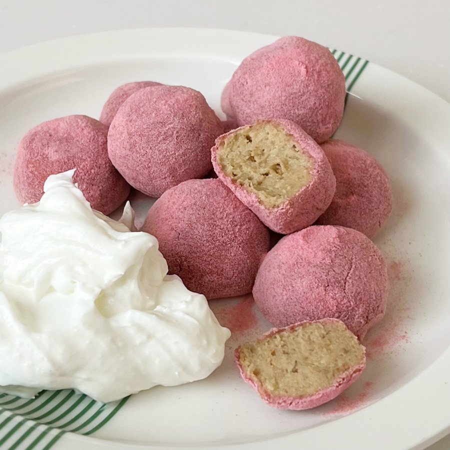 混ぜて丸めるだけ!桜香るティラミスボール