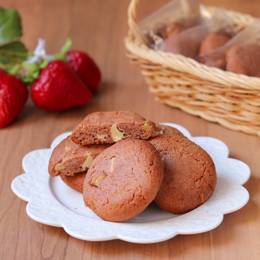 【グルテンフリー】ストロベリーチョコチャンククッキー