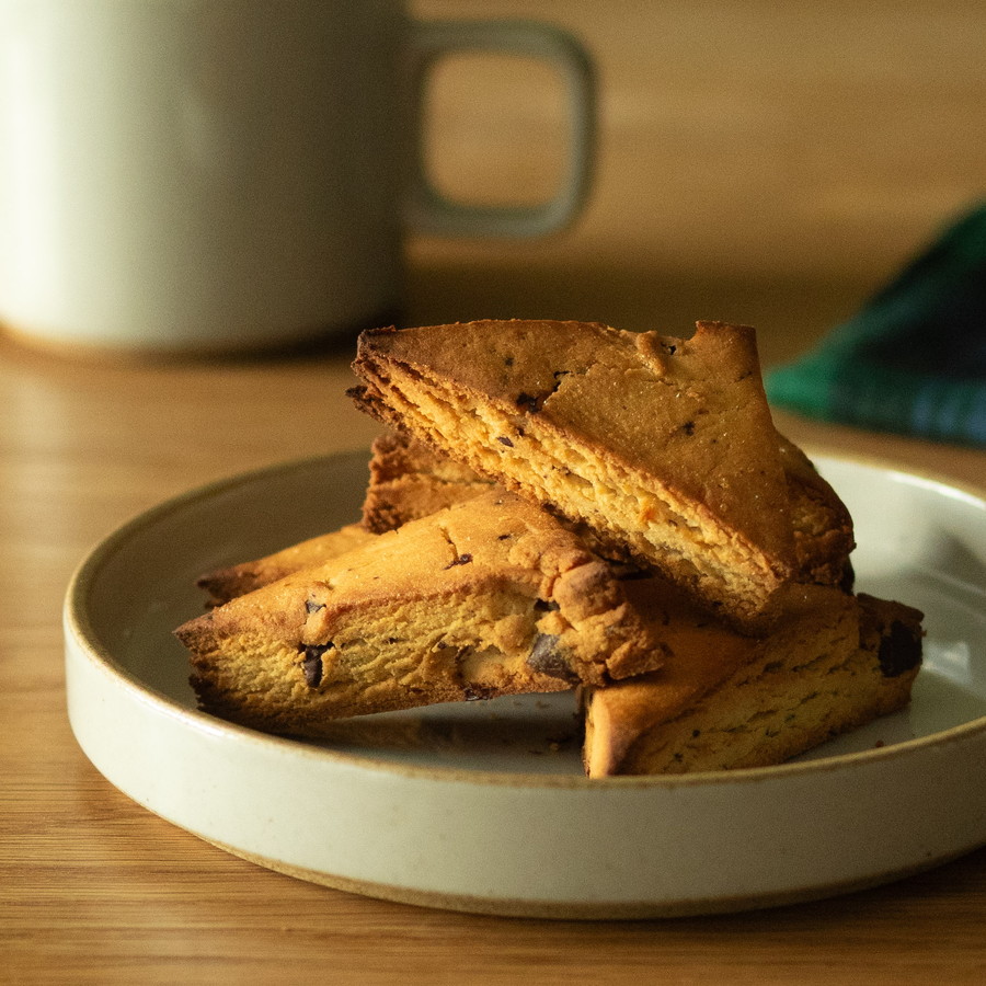 おからと米粉のチョコスコーン