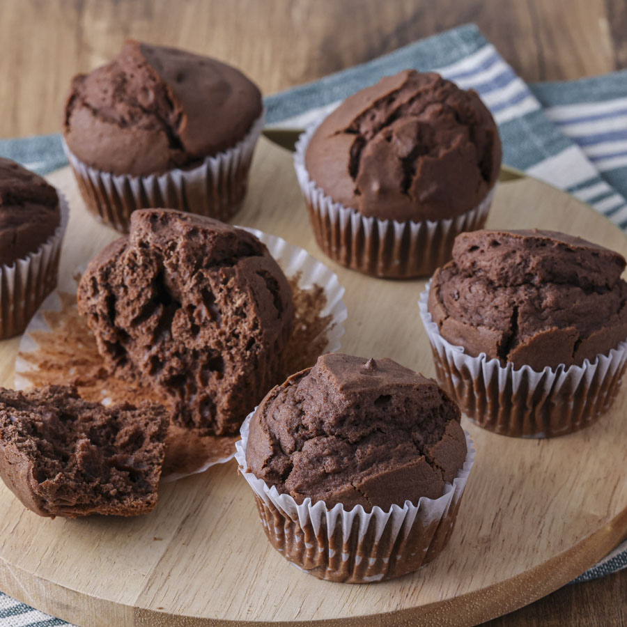 基本のチョコレートマフィン