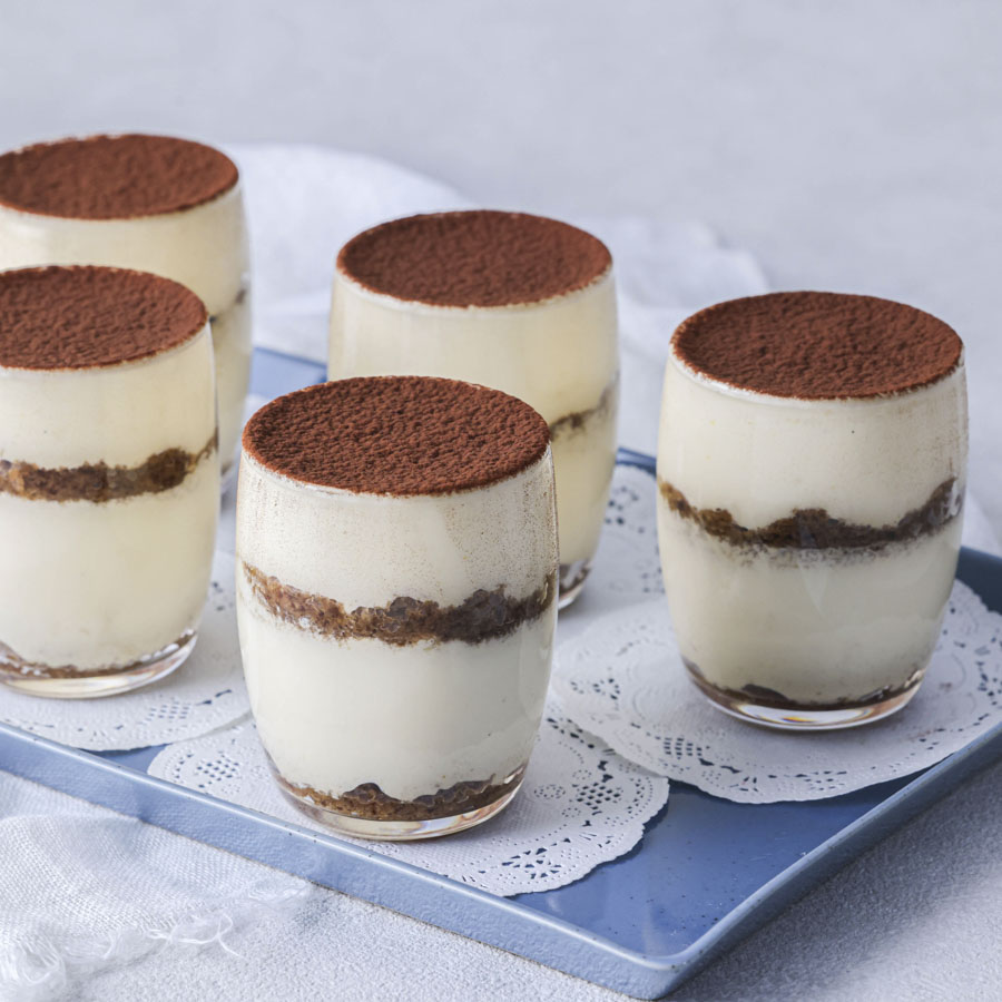 グラスで作る基本のティラミス