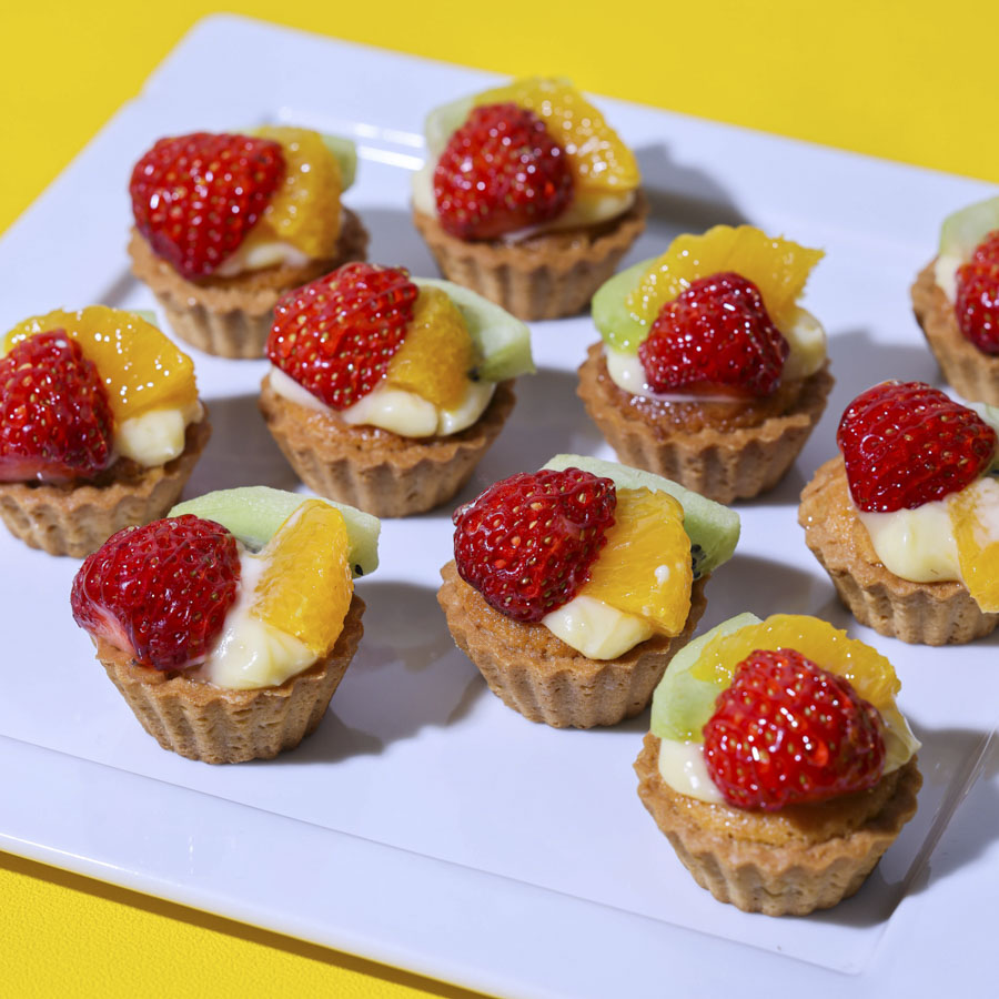 焼成済タルトで簡単!すぐできるミニフルーツタルト