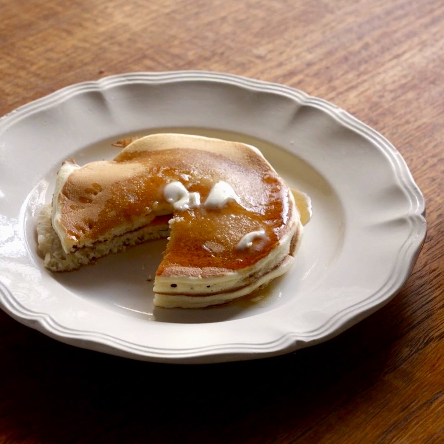 米粉のおやつミックスで作る　バターミルクパンケーキ