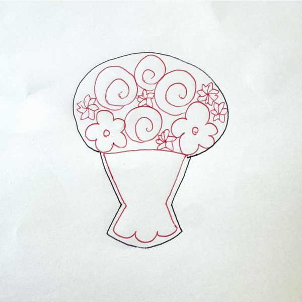 花束のクッキー