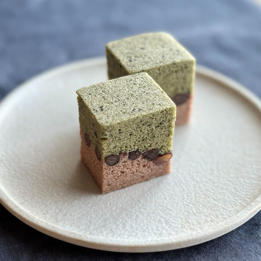 よもぎと小豆の浮島