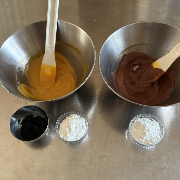 1　浮島(よもぎ生地&小豆生地)