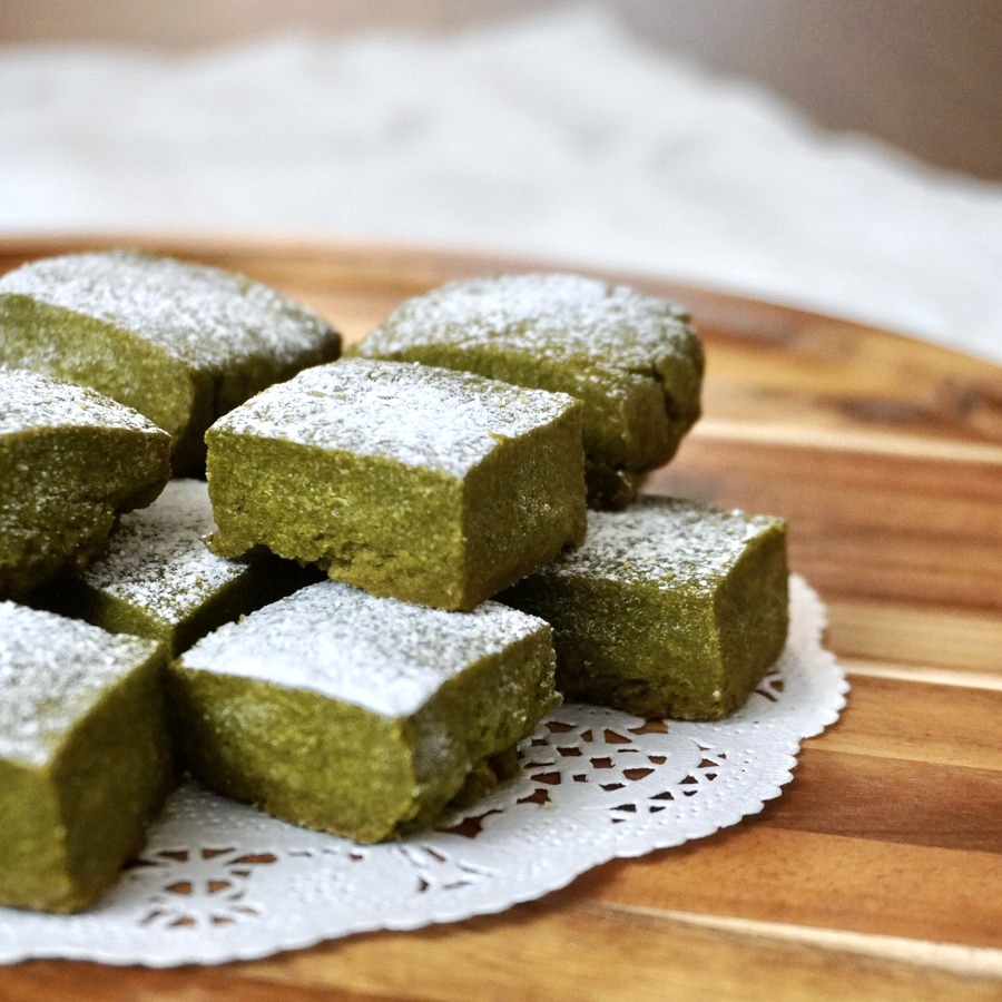 抹茶のミニショートブレッド