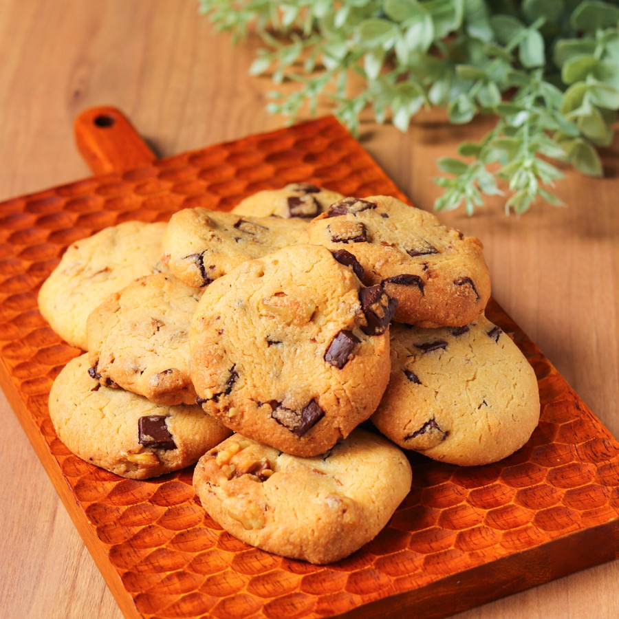 【グルテンフリー】米粉のチョコチャンククッキー