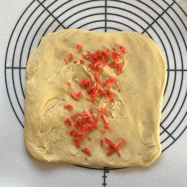 4　紅しょうがを入れる