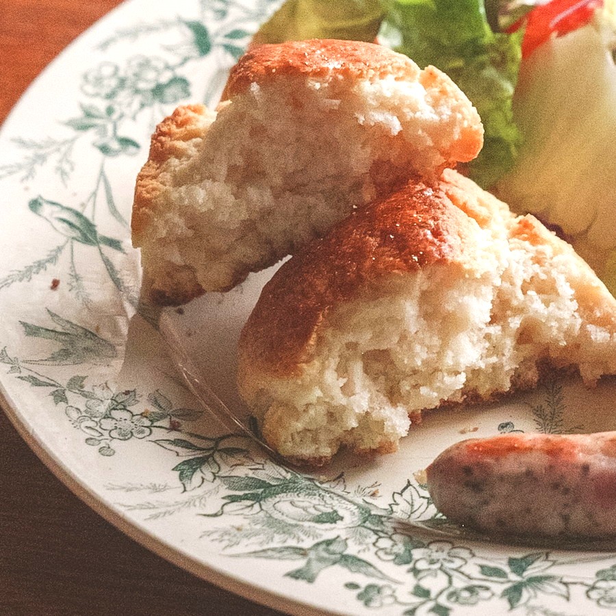 米粉のおやつミックスで作る　朝食スコーン