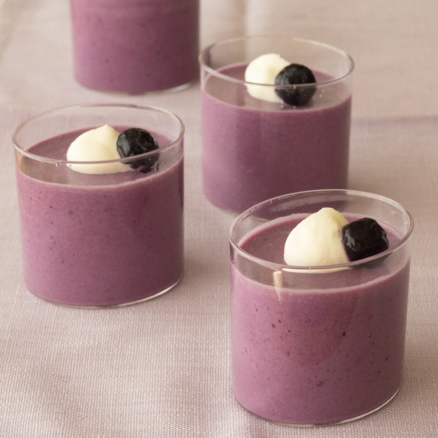 作業時間10分!簡単ブルーベリームース