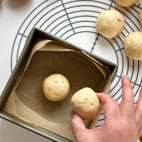 13　型に入れる