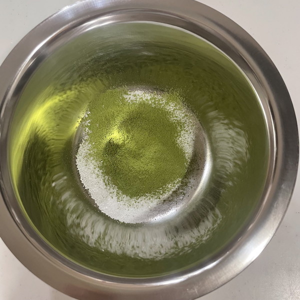5　抹茶ゼリー