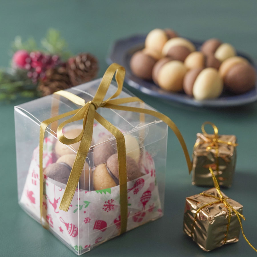 クリアケースを使ったクッキーラッピング