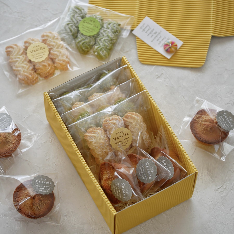 フィナンシェ&クッキーアソートラッピング