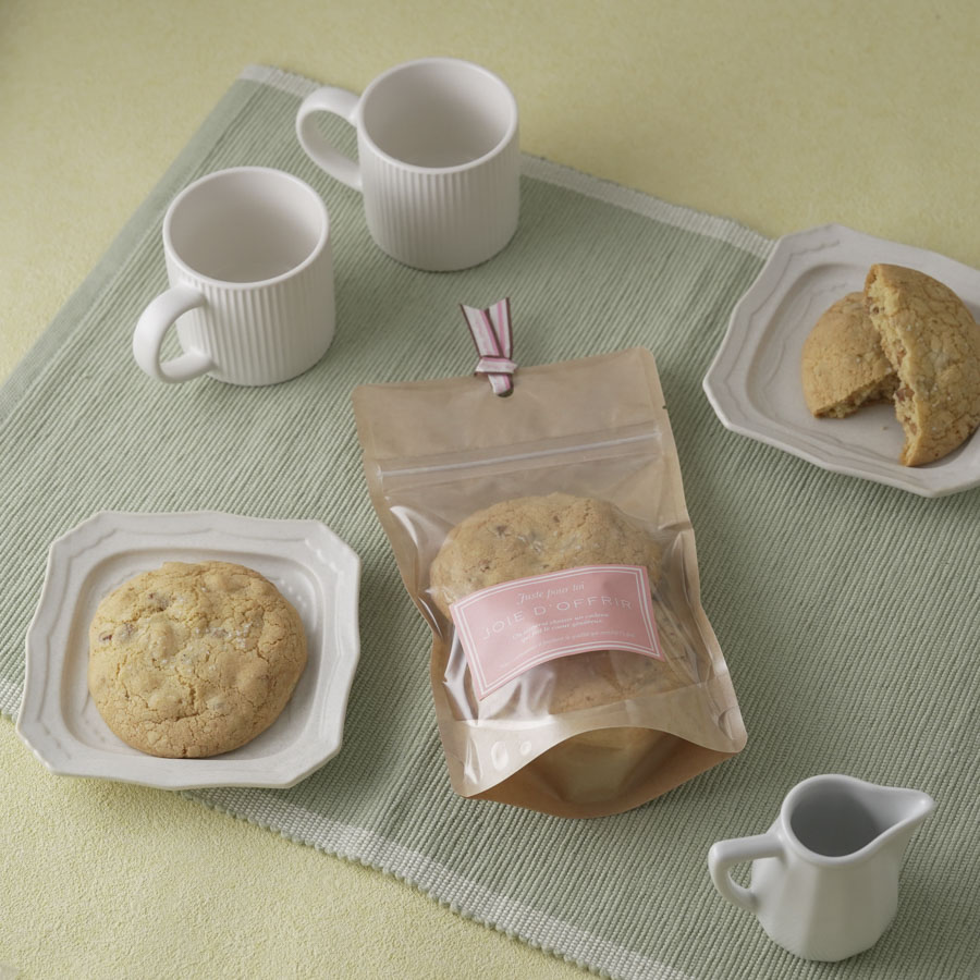 チャック付き袋を使ったクッキーのラッピング